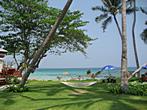 Promtsuk Buri - Resort <br> Hammock and Thongktakian Beach on Koh Samui in background Promtsuk Buri - Resort <br> Hammock and Thongktakian Beach on Koh Samui in background